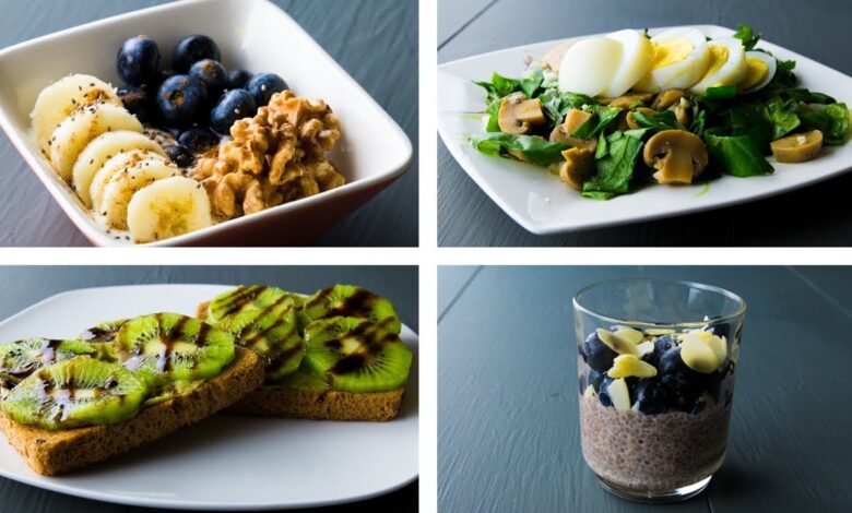 4 Easy Healthy Breakfast Ideas